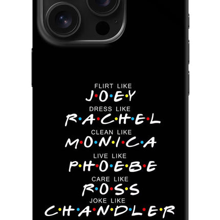 FRIENDS Character iPhone 16 Pro Hard Case Back Cover by Casekaro