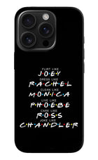 FRIENDS Character iPhone 16 Pro Hard Case Back Cover by Casekaro