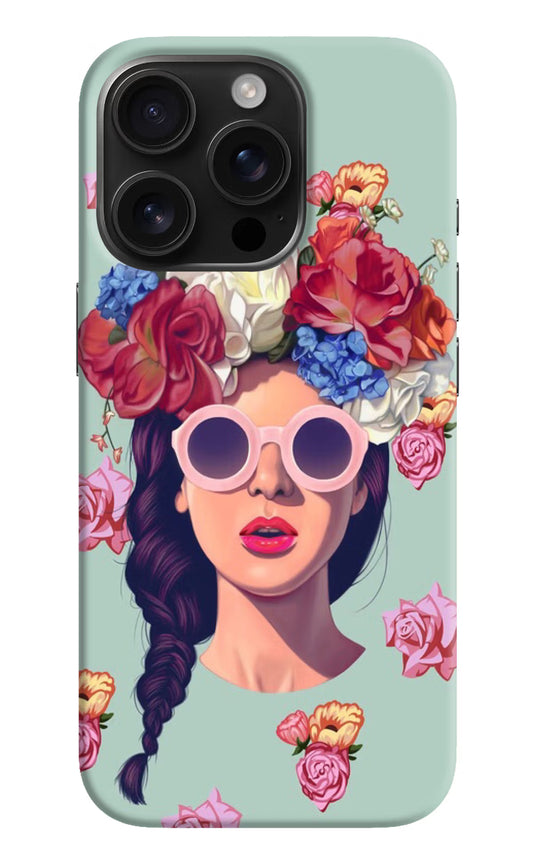 Pretty Girl iPhone 16 Pro Hard Case Back Cover by Casekaro