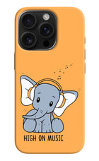 High On Music iPhone 16 Pro Hard Case Back Cover by Casekaro