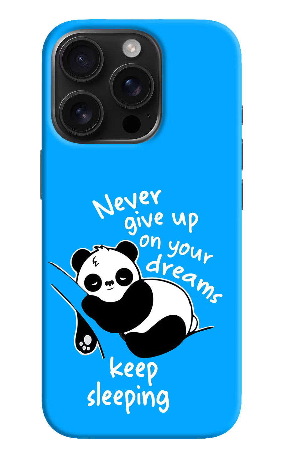 Keep Sleeping iPhone 16 Pro Back Cover, Hard case