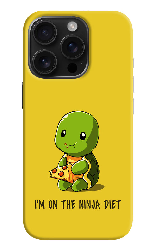 I'm on Ninja Diet iPhone 16 Pro Hard Case Back Cover by Casekaro