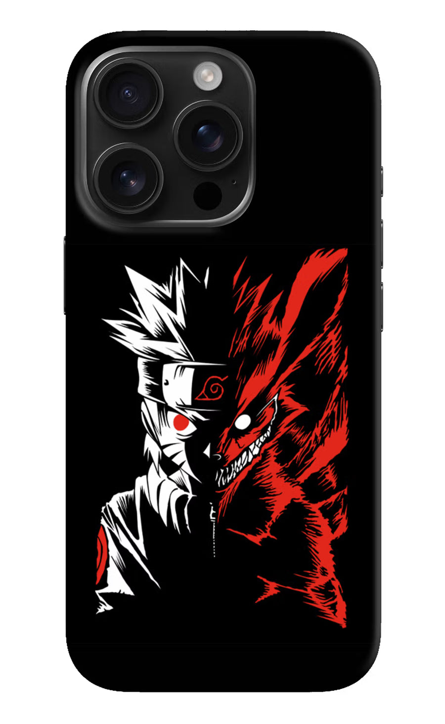 Naruto Two Face iPhone 16 Pro Back Cover, Hard case