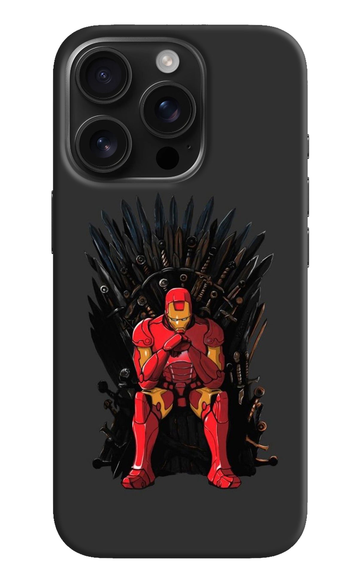 Ironman Throne iPhone 16 Pro Back Cover