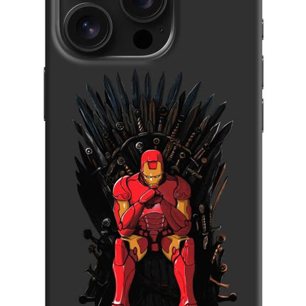 Ironman Throne iPhone 16 Pro Hard Case Back Cover by Casekaro