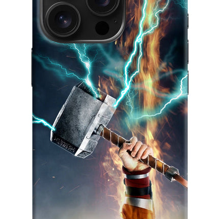 Thor Hammer Mjolnir iPhone 16 Pro Hard Case Back Cover by Casekaro