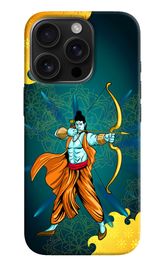 Lord Ram - 6 iPhone 16 Pro Hard Case Back Cover by Casekaro