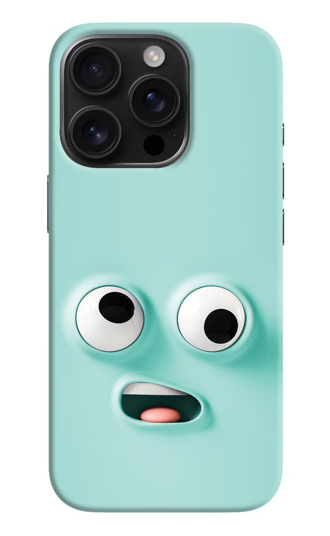 Funny Cartoon iPhone 16 Pro Hard Case Back Cover by Casekaro