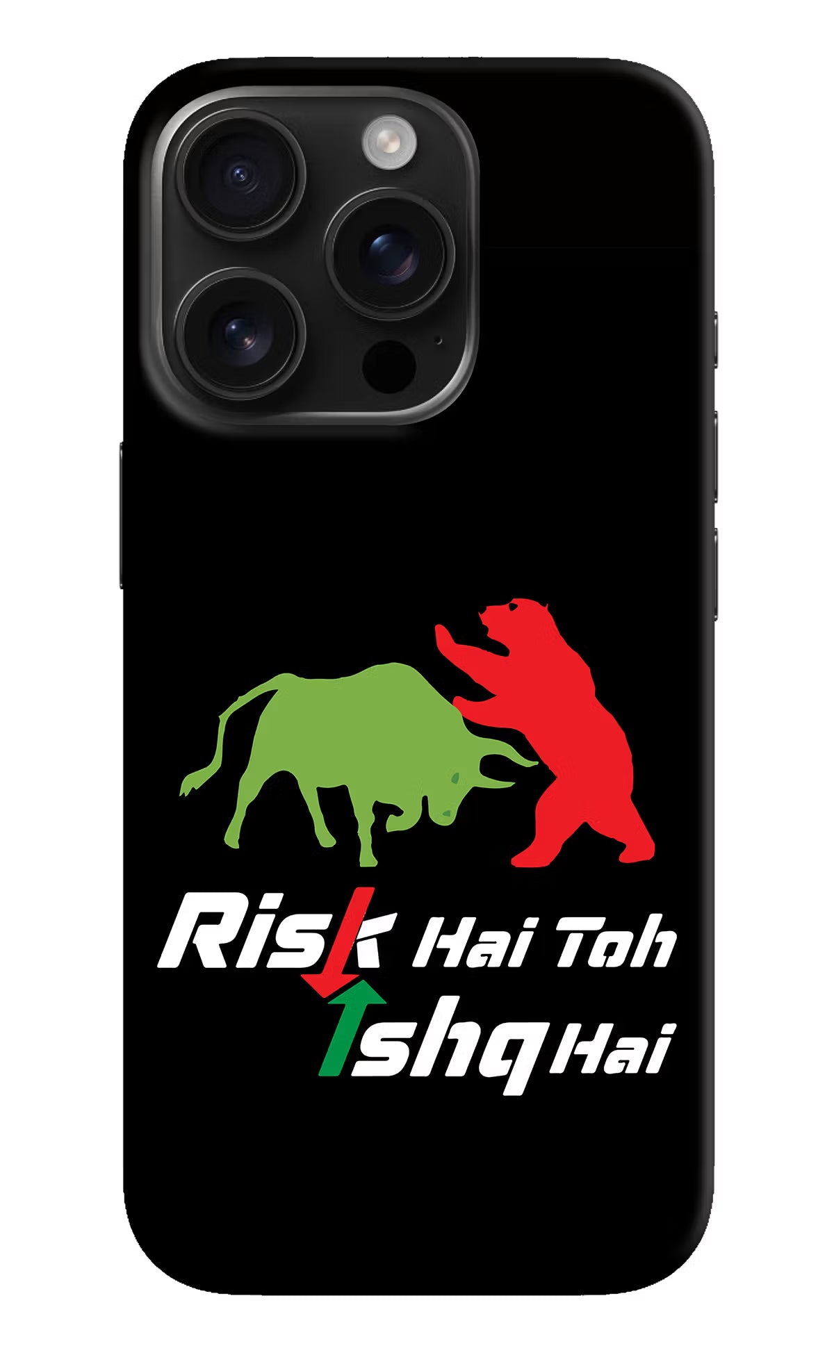 Risk Hai Toh Ishq Hai iPhone 16 Pro Hard Case Back Cover by Casekaro