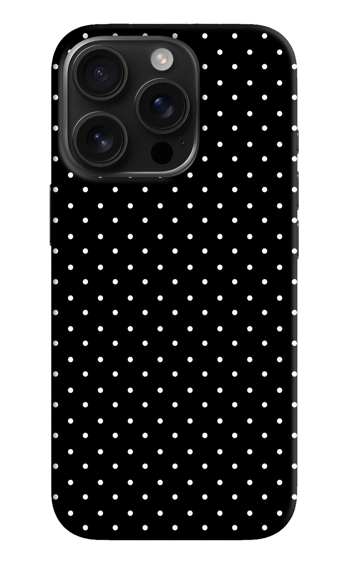 White Dots iPhone 16 Pro Back Cover