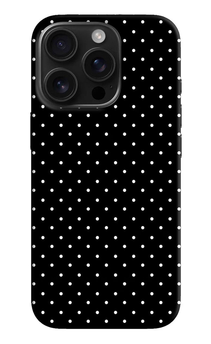 White Dots iPhone 16 Pro Back Cover, Hard case