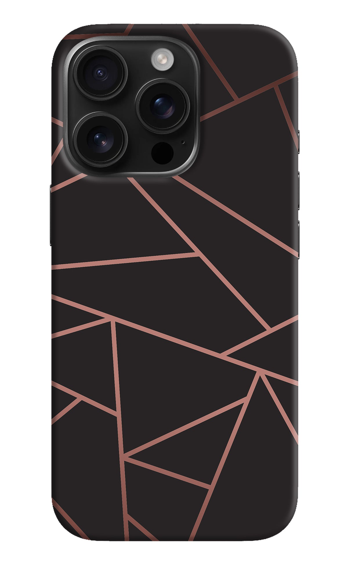 Geometric Pattern iPhone 16 Pro Back Cover