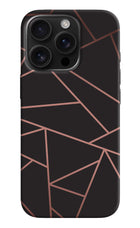Geometric Pattern iPhone 16 Pro Hard Case Back Cover by Casekaro
