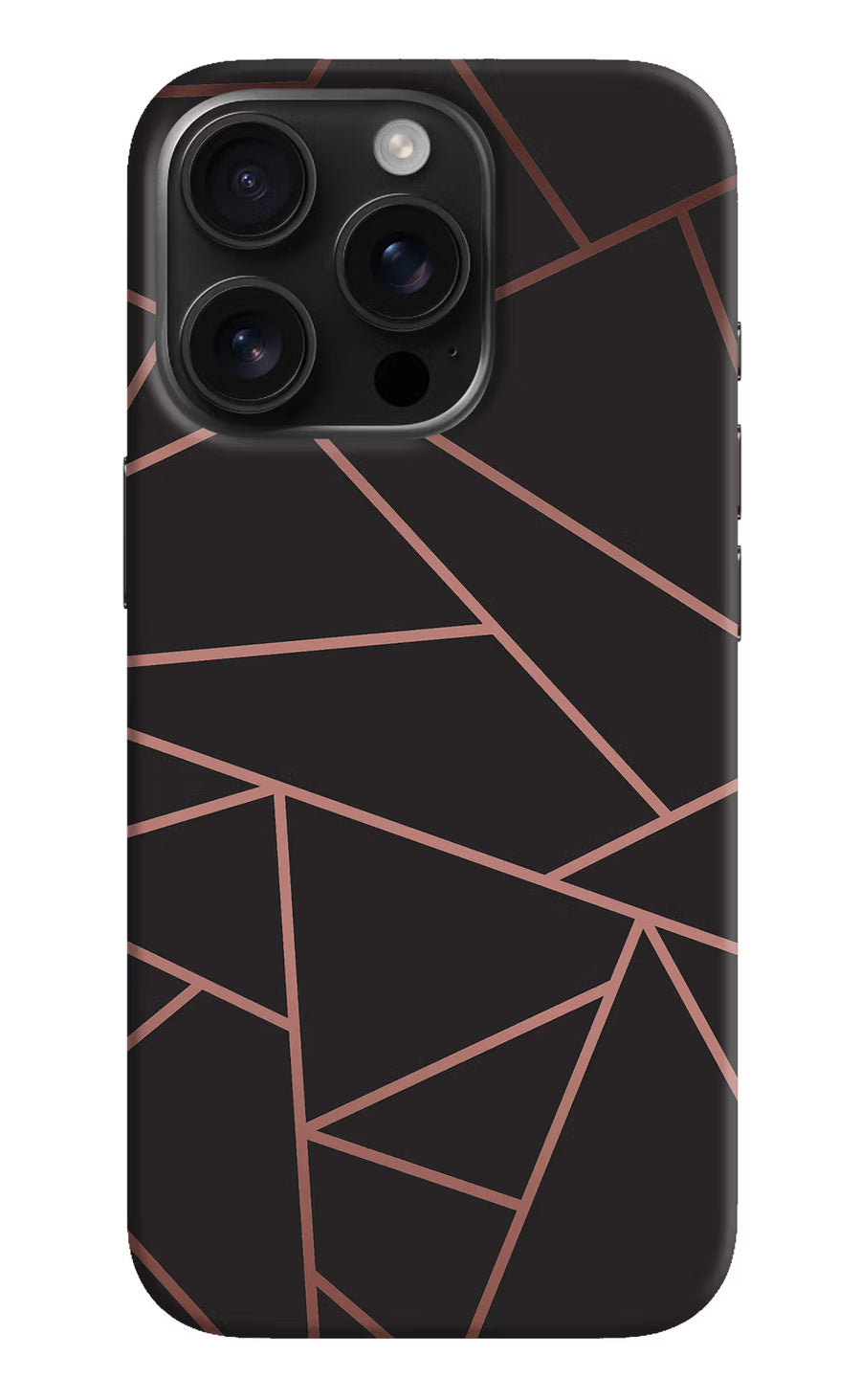 Geometric Pattern iPhone 16 Pro Back Cover, Hard case