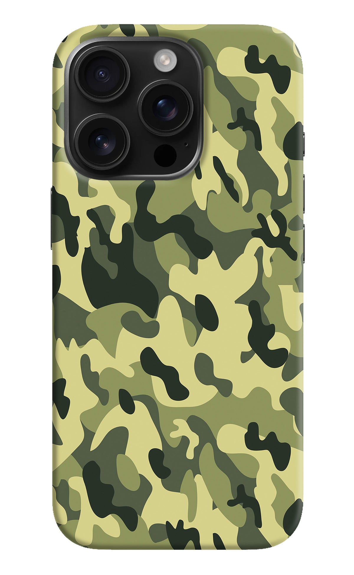 Camouflage iPhone 16 Pro Back Cover