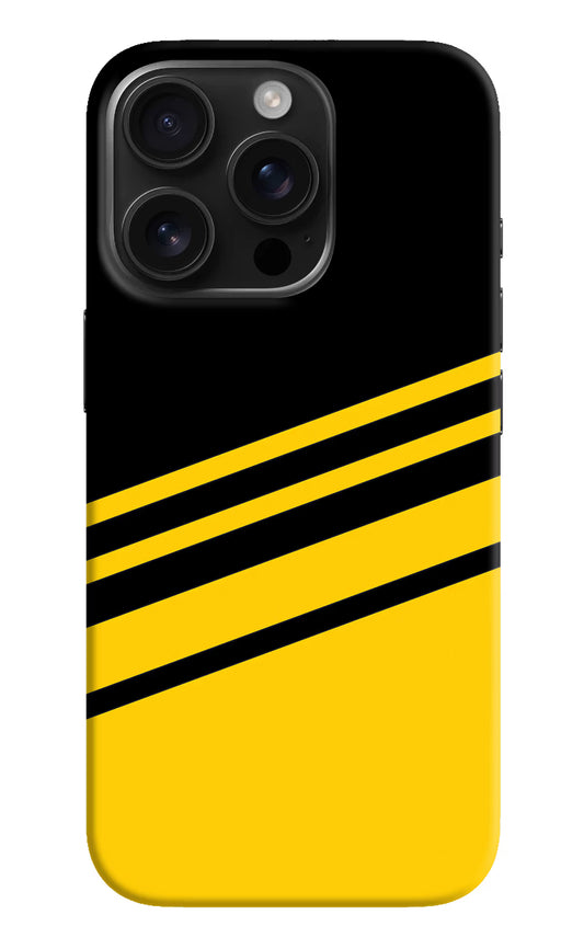 Yellow Shades iPhone 16 Pro Hard Case Back Cover by Casekaro