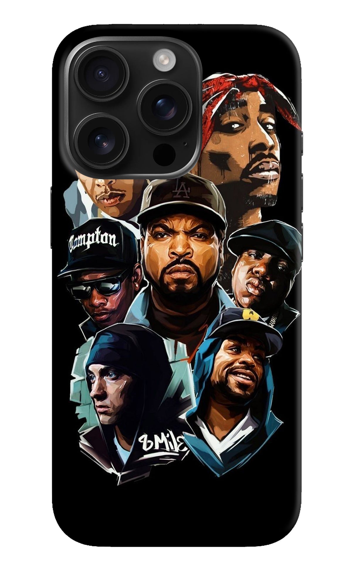 Rappers iPhone 16 Pro Back Cover