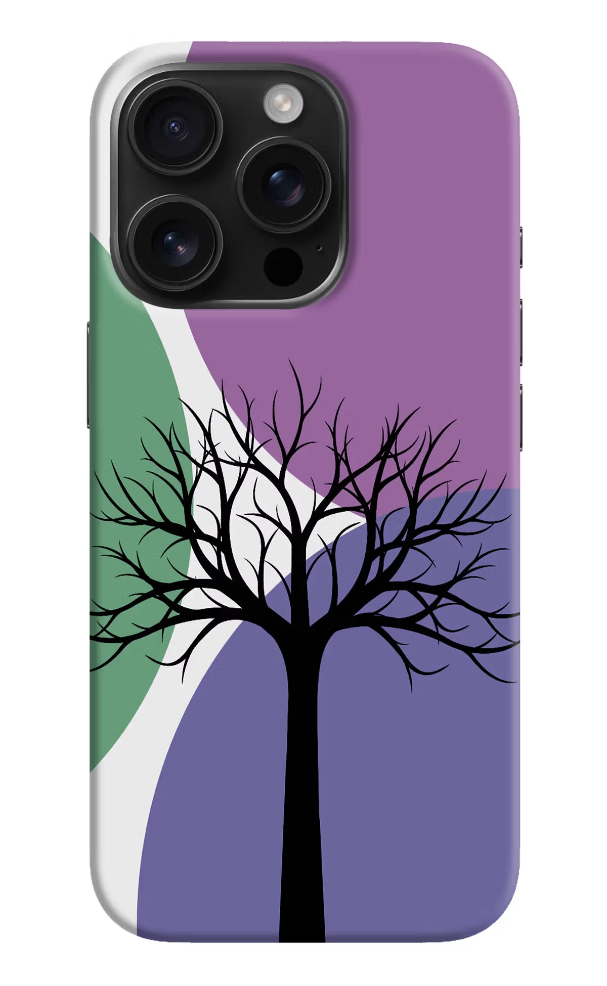 Tree Art iPhone 16 Pro Hard Case Back Cover by Casekaro