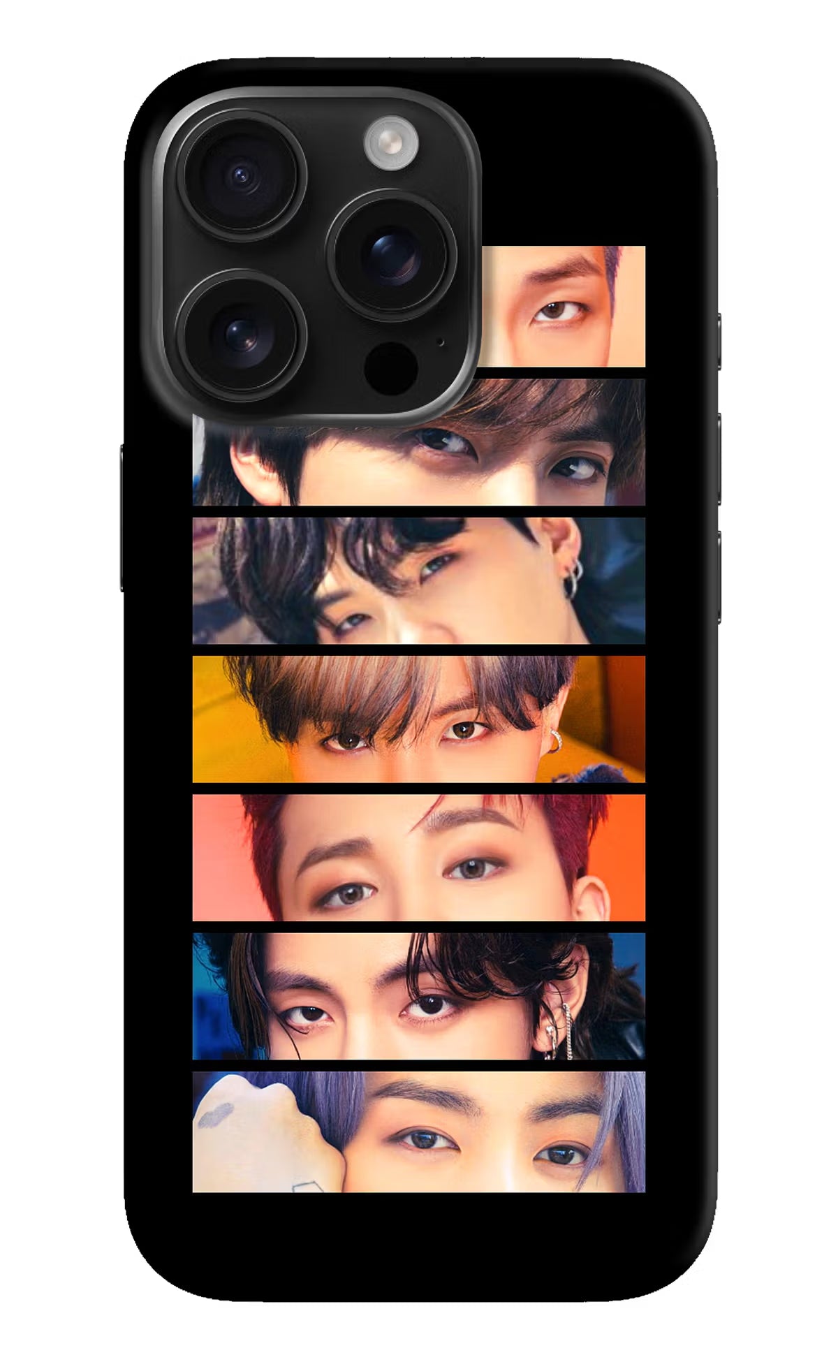 BTS Eyes iPhone 16 Pro Hard Case Back Cover by Casekaro