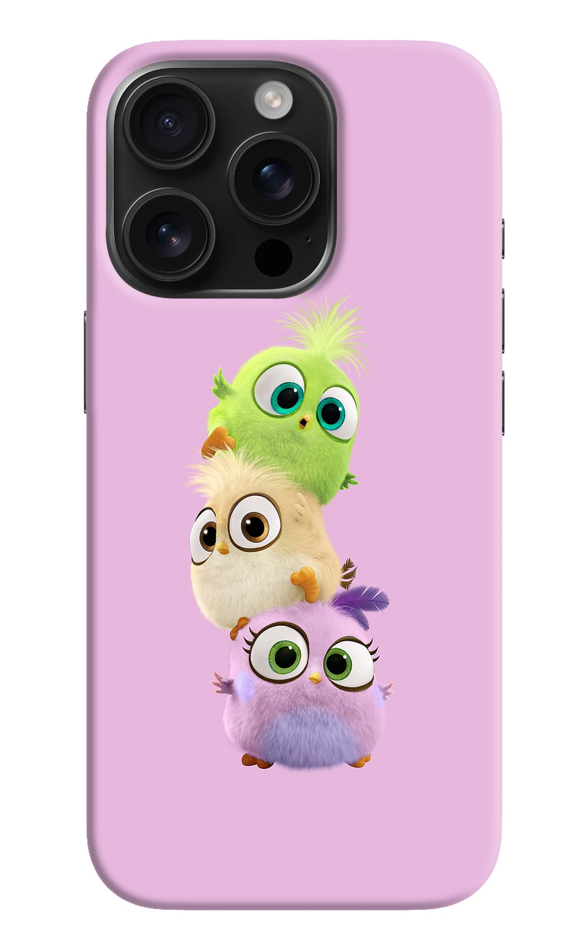 Cute Little Birds iPhone 16 Pro Back Cover