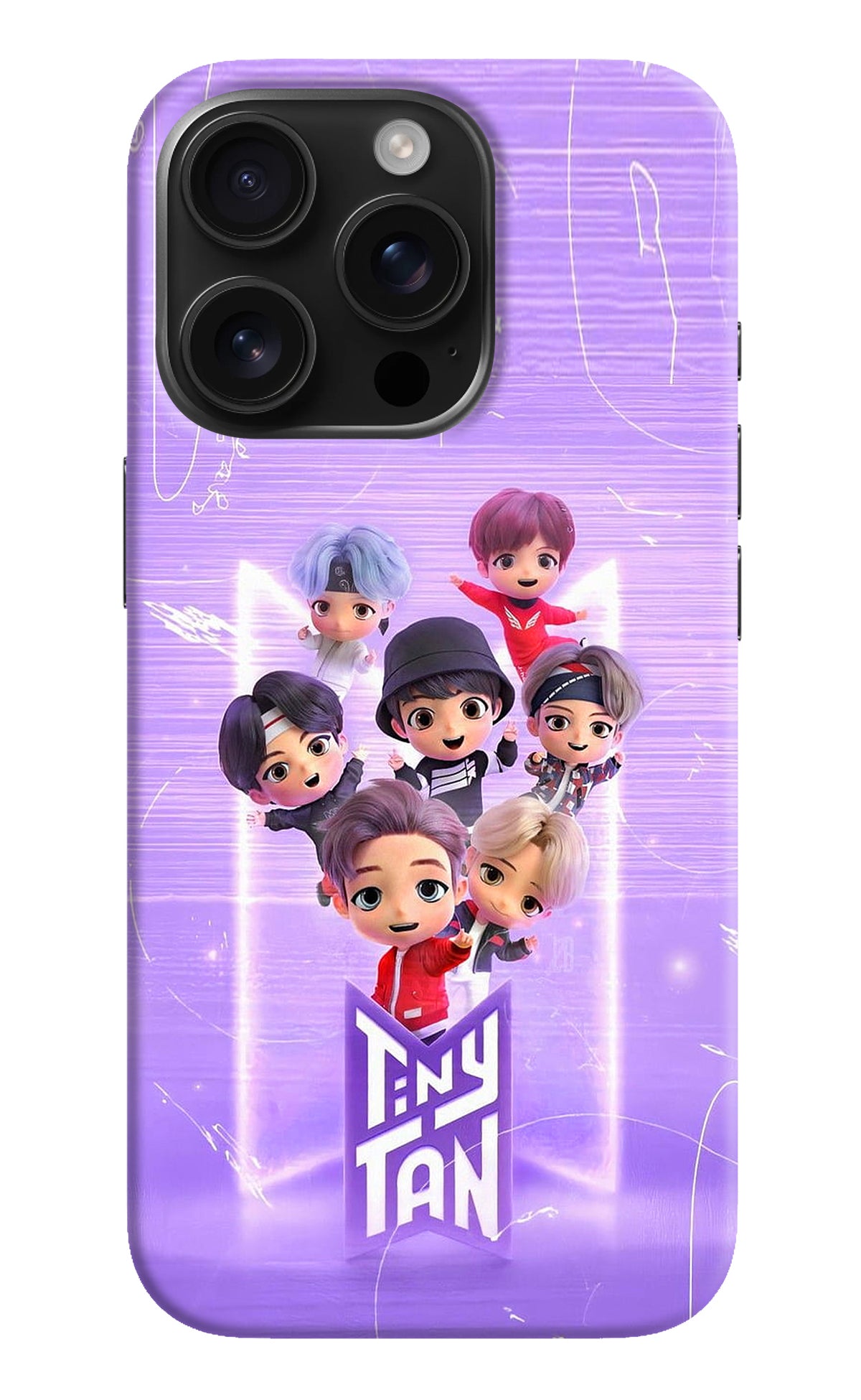 BTS Tiny Tan iPhone 16 Pro Back Cover