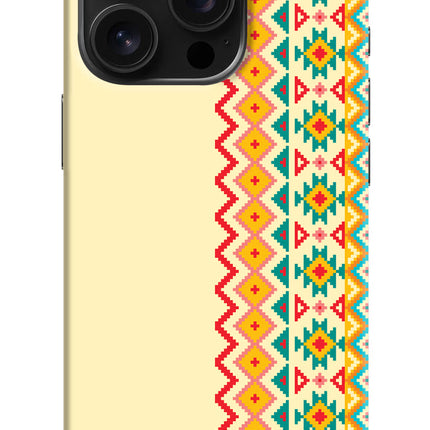 Ethnic Seamless iPhone 16 Pro Hard Case Back Cover by Casekaro