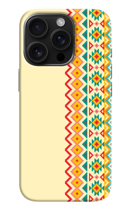 Ethnic Seamless iPhone 16 Pro Hard Case Back Cover by Casekaro