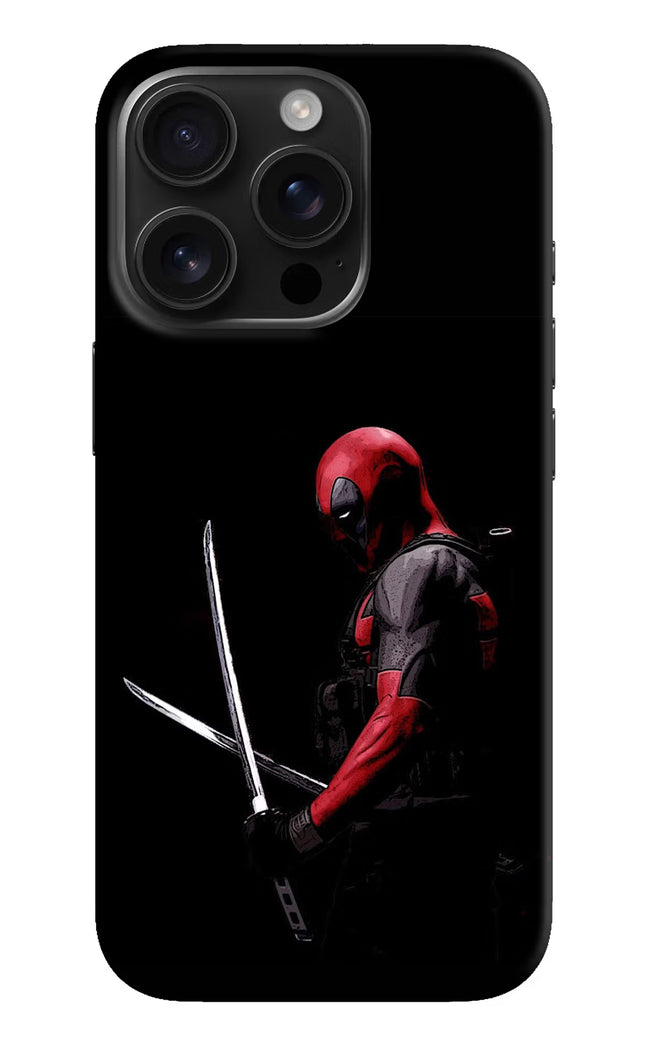 Deadpool iPhone 16 Pro Hard Case Back Cover by Casekaro