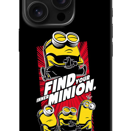 Find your inner Minion iPhone 16 Pro Hard Case Back Cover by Casekaro