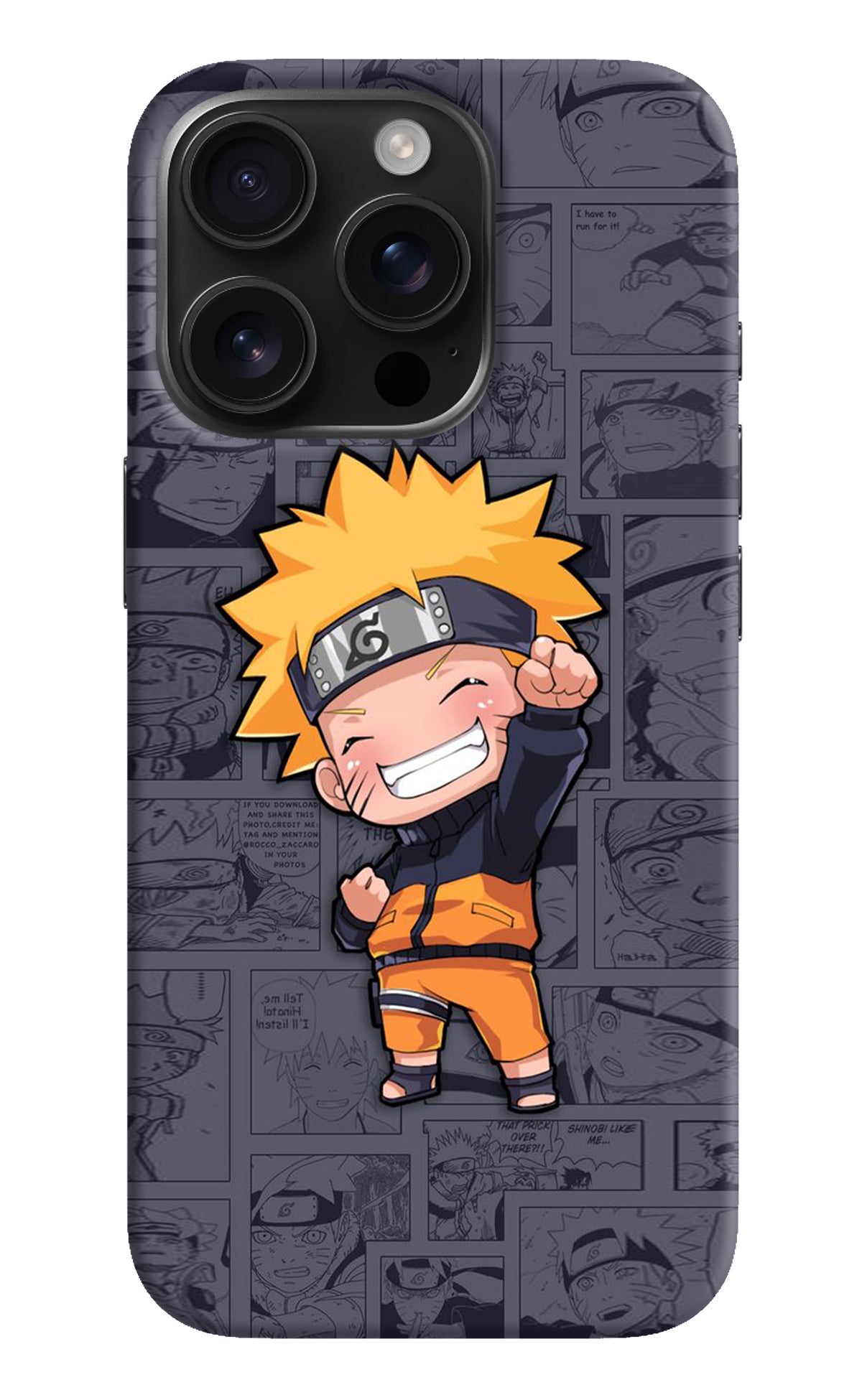 Chota Naruto iPhone 16 Pro Back Cover