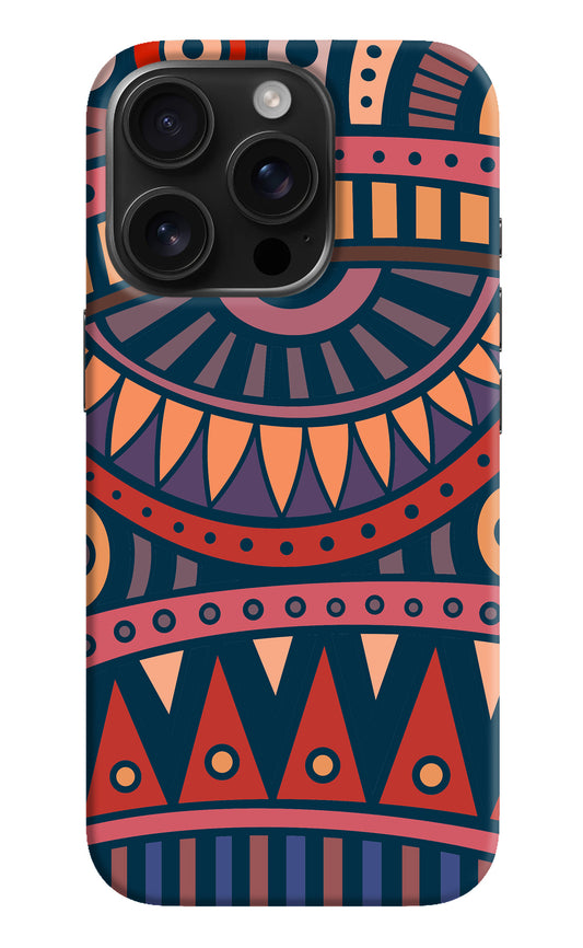 African Culture Design iPhone 16 Pro Back Cover