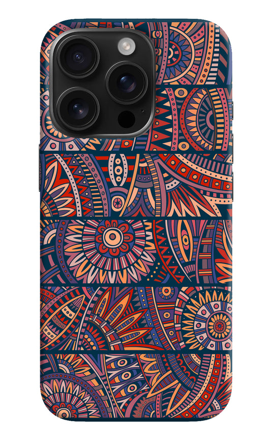 African Culture Design iPhone 16 Pro Back Cover