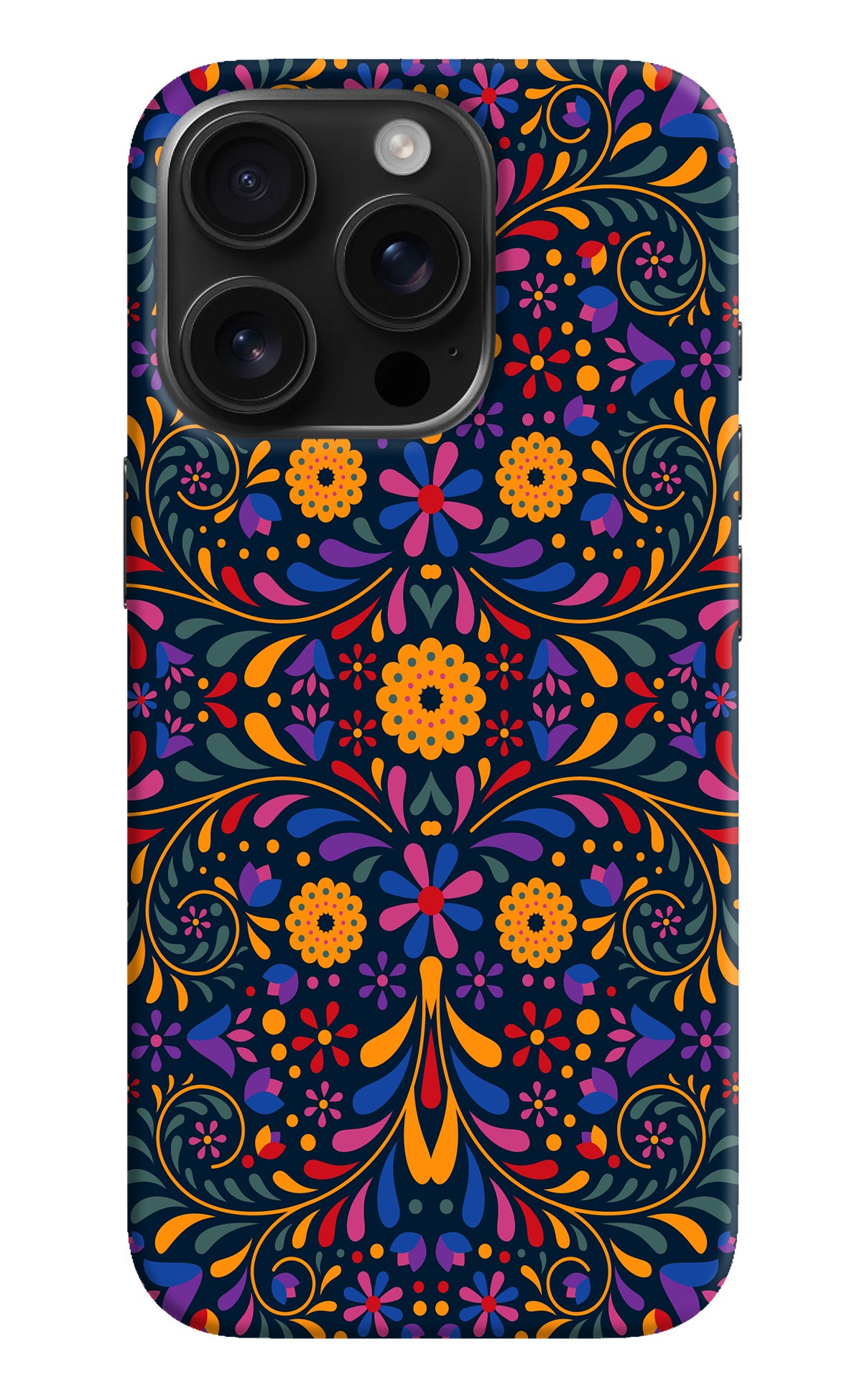 Mexican Art iPhone 16 Pro Back Cover