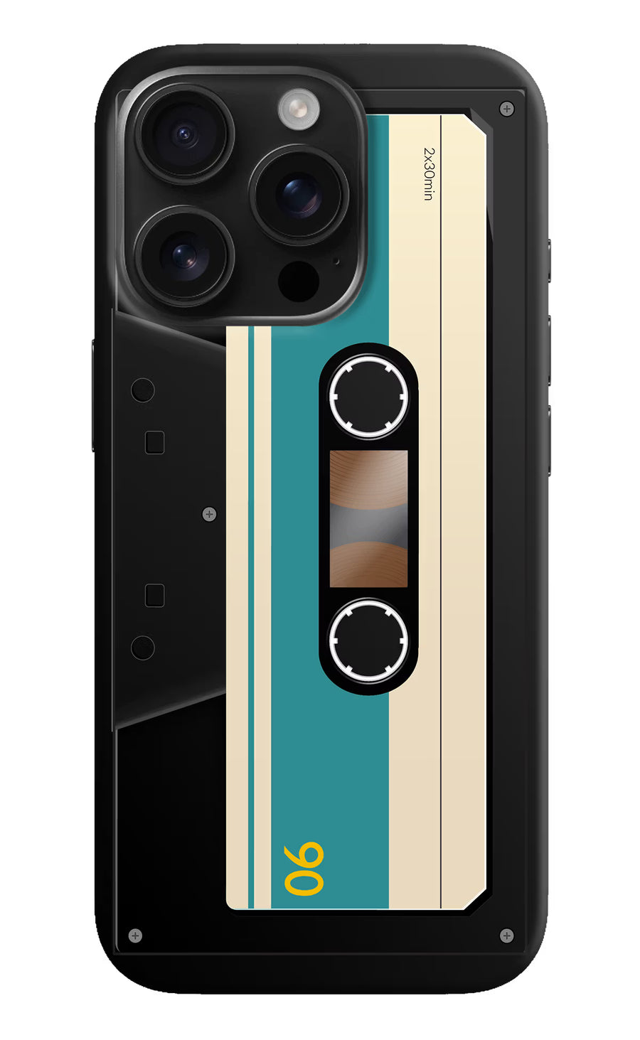 Cassette iPhone 16 Pro Back Cover, Hard case