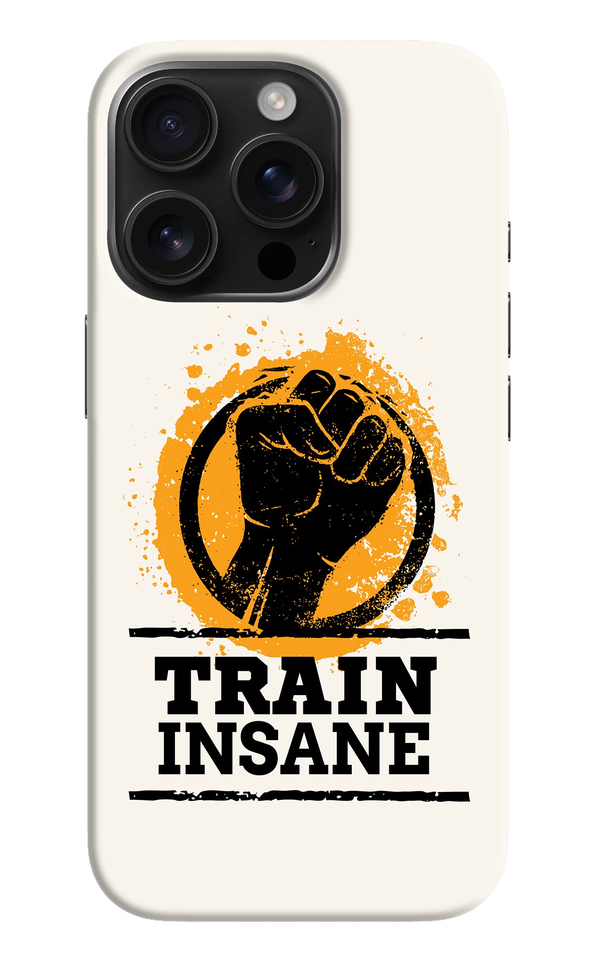 Train Insane iPhone 16 Pro Back Cover