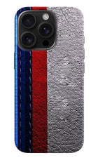 BMW Stripes iPhone 16 Pro Hard Case Back Cover by Casekaro