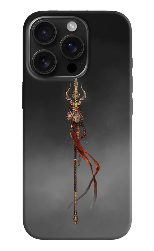 Shiv Trishul iPhone 16 Pro Hard Case Back Cover by Casekaro