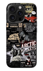 Arctic Monkeys iPhone 16 Pro Hard Case Back Cover by Casekaro
