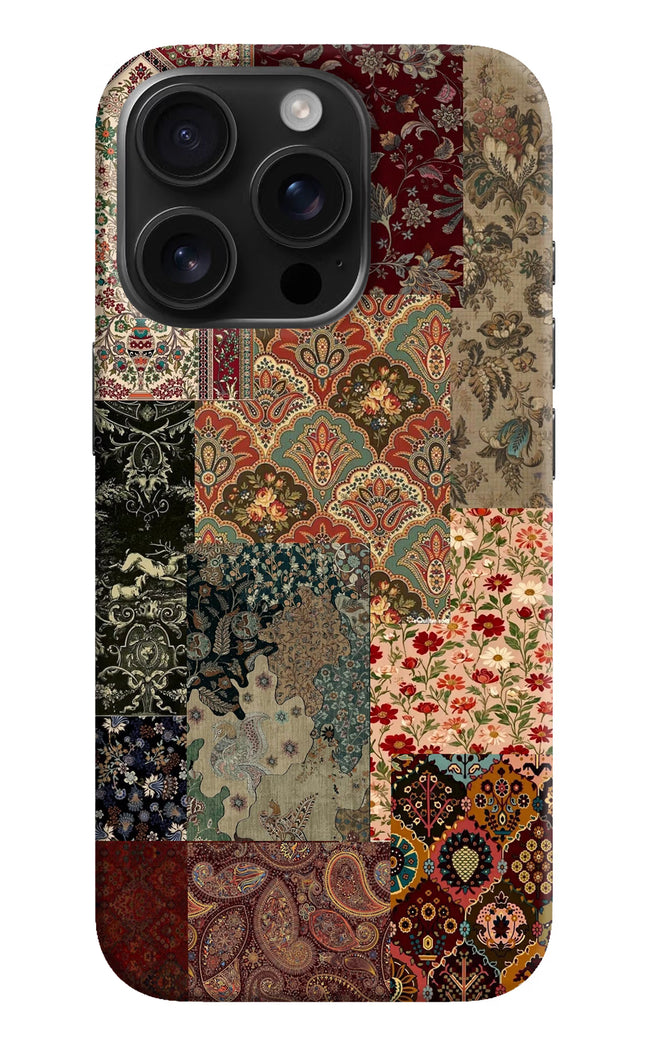 Desi Print iPhone 16 Pro Hard Case Back Cover by Casekaro
