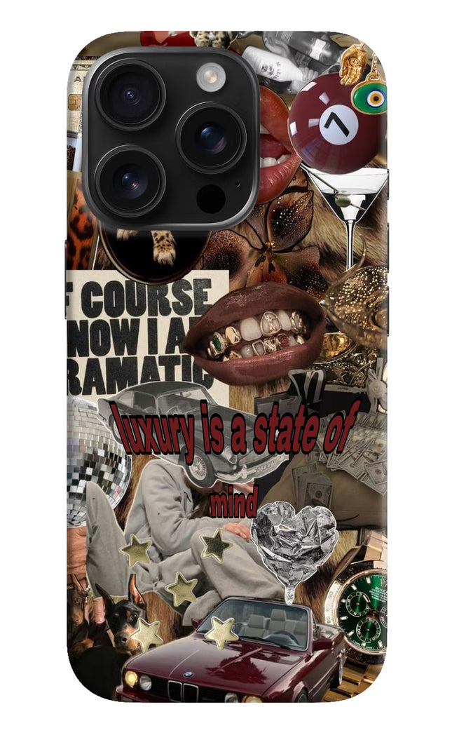 Luxury iPhone 16 Pro Hard Case Back Cover by Casekaro