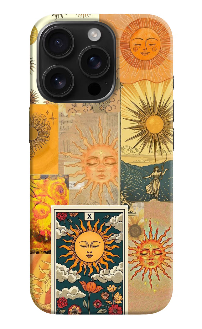 Sun iPhone 16 Pro Hard Case Back Cover by Casekaro