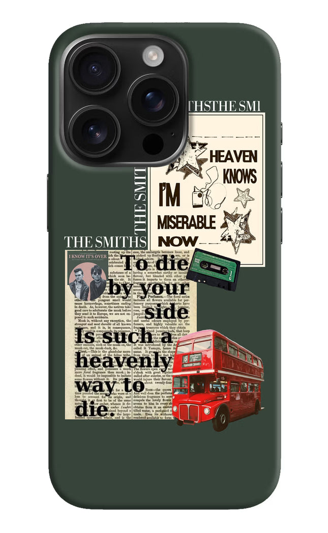 The Smiths iPhone 16 Pro Hard Case Back Cover by Casekaro