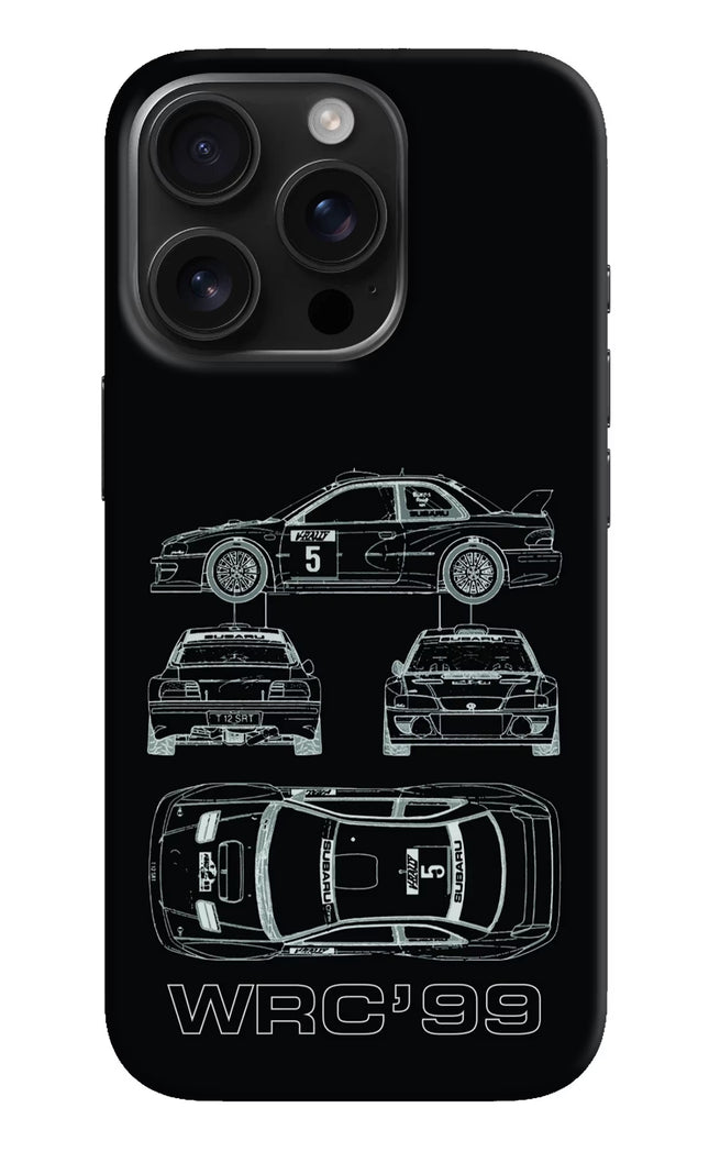 WRC'99 iPhone 16 Pro Hard Case Back Cover by Casekaro