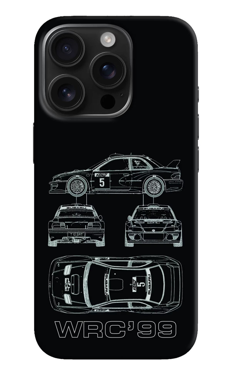 WRC'99 iPhone 16 Pro Back Cover, Hard case