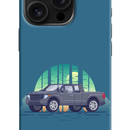 Retro Garage Vibe iPhone 16 Pro Hard Case Back Cover by Casekaro