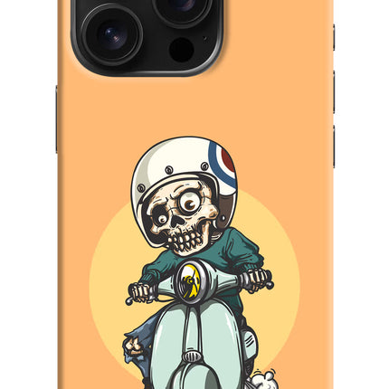 Undead Biker iPhone 16 Pro Hard Case Back Cover by Casekaro