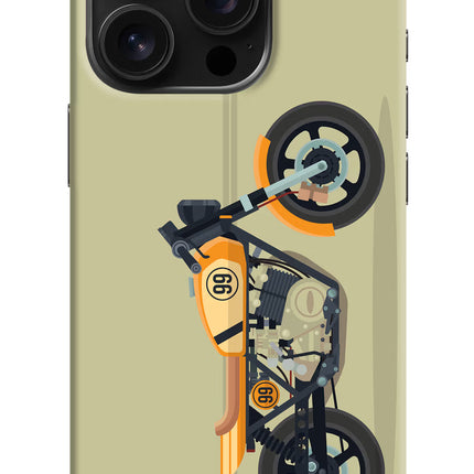 Vertical Speedster iPhone 16 Pro Hard Case Back Cover by Casekaro