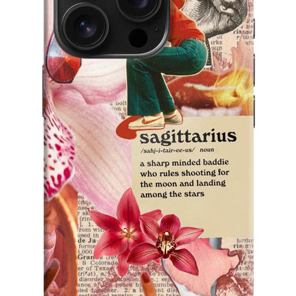 Sagittarius Zodiac iPhone 16 Pro Hard Case Back Cover by Casekaro