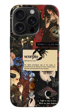 Scorpio Zodiac iPhone 16 Pro Hard Case Back Cover by Casekaro