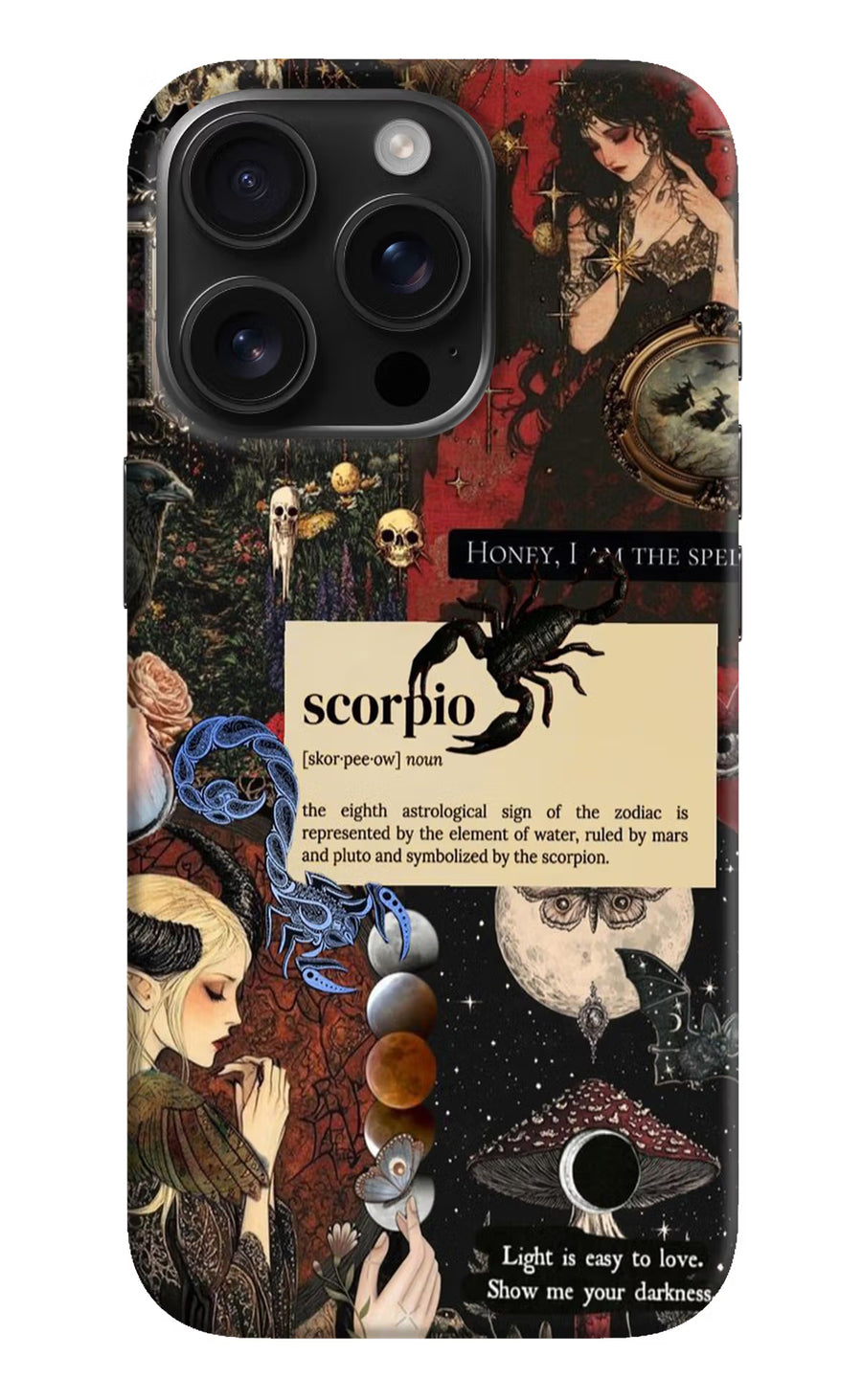 Scorpio Zodiac iPhone 16 Pro Back Cover, Hard case